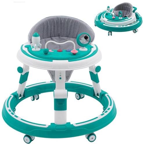 Loopwagen - Loopauto - Loopstoel Baby - Wit en Groen