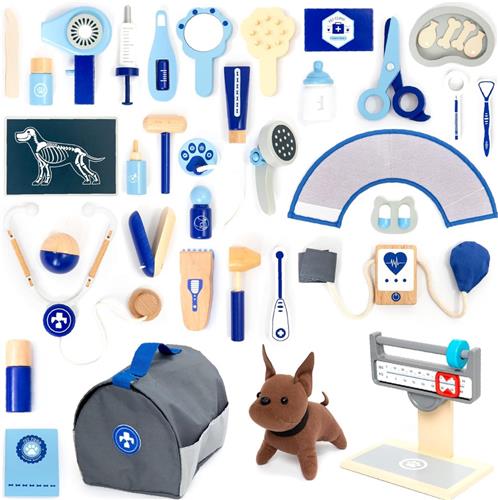 DailySupplies® Dierenarts Speelgoed - Dokterset Kind - Kinderspeelgoed 2 Jaar - Blauw