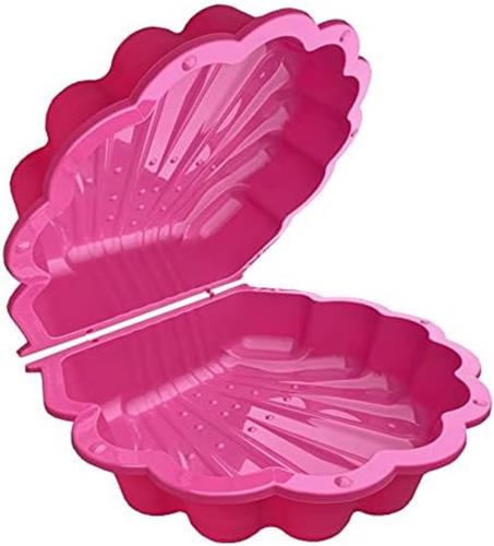Schelp Zandbak met Deksel - Zand en Water Schelp - Speelgoed - Top Kwaliteit - Roze