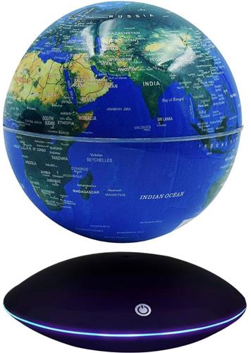Wereldbol met Verlichting - Led Lamp Kinderen - Bureaulamp