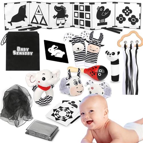 VELTRR® Speelgoed 1 Jaar - Kinderspeelgoed - Wit en Zwart