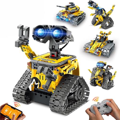 MKSS® Robot Bouwpakket - Modelbouw Volwassenen - Kinderspeelgoed - Geel en Zwart