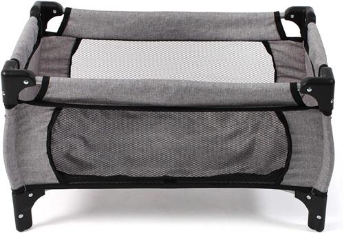 MKSS® Luxe Poppenbed - Poppenbedje - Poppenhuis Meubels - Grijs