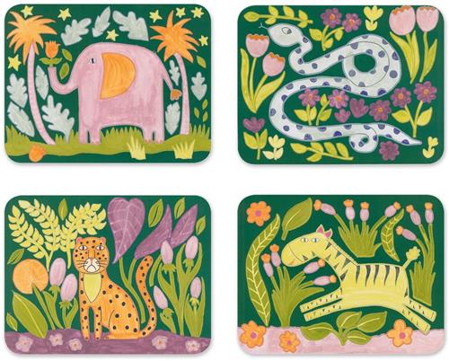 Djeco schilderpalet set Les Sauvages - creatieve verfset voor kinderen.