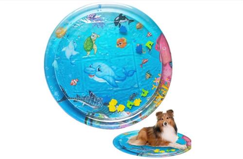WNHB® Sensorische Waterspeelmat voor Katten & Honden  Interactief Speelgoed voor Huisdieren  97 cm  Verkoelend & Stimulerend Speelkleed