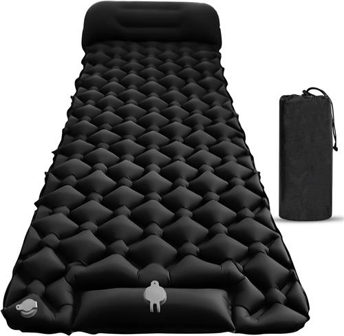 MKSS® Luchtbed met Ingebouwde Pomp - Air Mattress - Inclusief Opbergtas