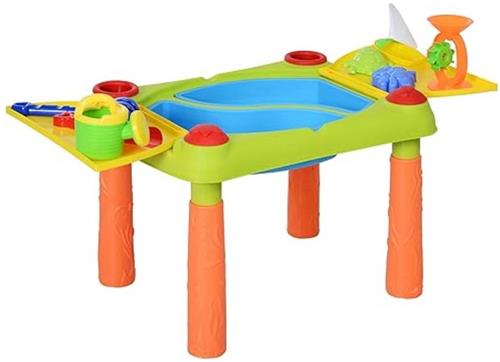 Thuys  Zandtafel  Speltafel  Tafel Strandspeelgoed  100cm x 55cm x 48cm  Veelkleurig