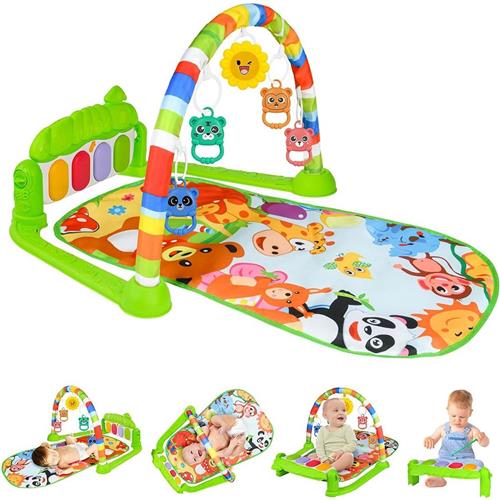 DailySupplies® Baby Speelkleed Met Boog - Babyspeelgoed 0 Jaar - Kinderspeelgoed 1 Jaar - Speelmat - Babygym - Speelmat - Groen