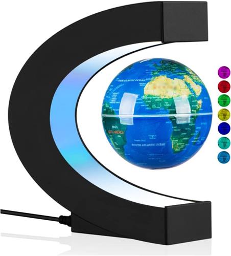 Wereldbol Met Verlichting - Led Lamp Kinderen - Bureaulamp