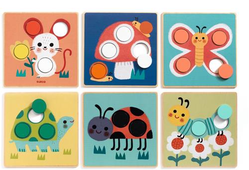 Djeco JEUX EDUCATIFS BOIS - JEUX EDUCATIFS BOIS Spotimage - FSC 100%.