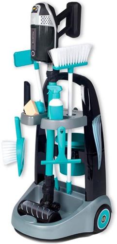 MKSS® Schoonmaakkar - Schoonmaakkast - Poets Wagen - Zwart