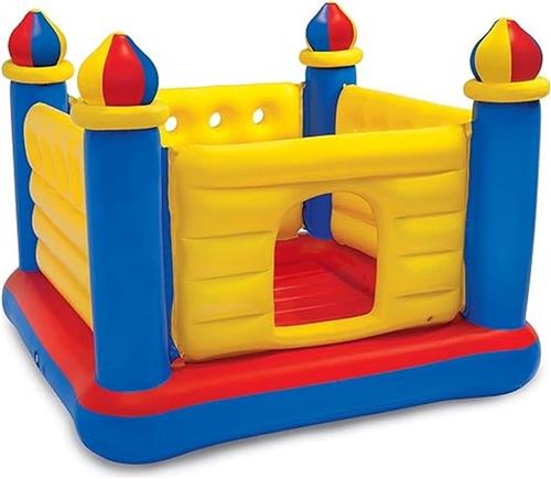 MKSS® Hoge Kwaliteit Springkasteel - Opblaasbaar Springkasteel - Springkussen voor Kinderen - max 54KG - 175x175x135cm