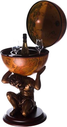 Thuys  Globebar  Wereldbol Bar  Whiskey Set  Bijzettafel  Authentiek  Stijlvol Design  Bruin