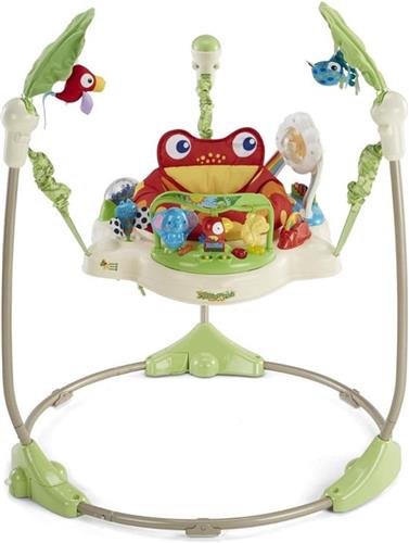 Thuys Baby Jumper  Speelgoed  Kinderspeelgoed 1 Jaar  Bouncer  Extra Stevig  Stijlvol  Groen