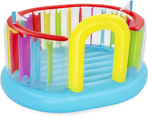 VELTRR® Hoge Kwaliteit Springkasteel - Opblaasbaar Springkasteel - Springkussen voor Kinderen - max 54KG