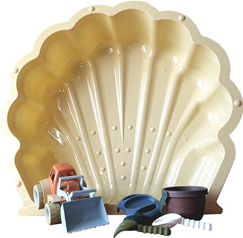 Schelp Zandbak met Deksel - Zand en Water Schelp - Speelgoed - Top Kwaliteit