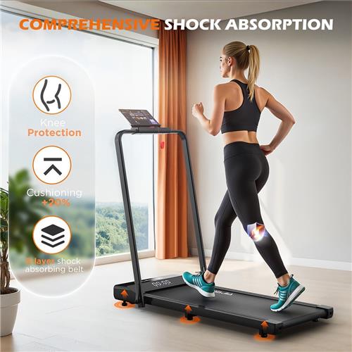 Loopband  Fitnessapparaat  Homeloopband  Elektrische Loopband  Opvouwbare Loopband Met Handgrepen  12 Vooraf Ingestelde Programmas  Fluisterstille 0,75 PK Motor