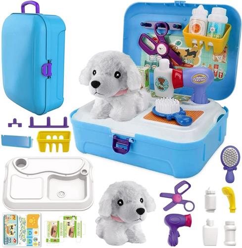 DailySupplies® Dierenarts Speelgoed - Dokterset Kind - Kinderspeelgoed 2 Jaar - Blauw