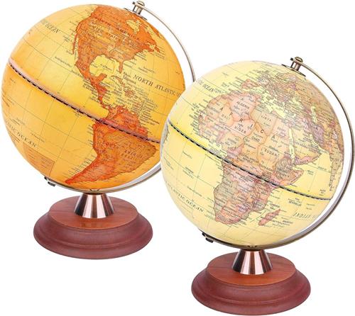 Wereldbol Met Verlichting - Led Lamp Kinderen - Bureaulamp - Multikleur