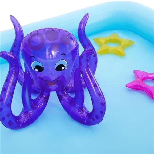 Thuys  Kinderwembad Met Glijbaan  Kinderzwembad Krokodillen Thema  Speelzwembad Met Speelelementen  201cm x 170cm x 84cm