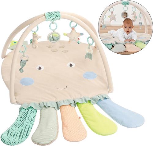 DailySupplies® Baby Speelkleed Met Boog - Babyspeelgoed 0 Jaar - Kinderspeelgoed 1 Jaar - Speelmat - Babygym met Ligkussen