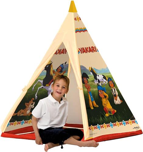 MKSS® Tipi Tent Kinderen - Tipi-Tenten - Speelgoed Tipitent - Speeltent Meisjes en Jongens - Speelhuisje - Indianen