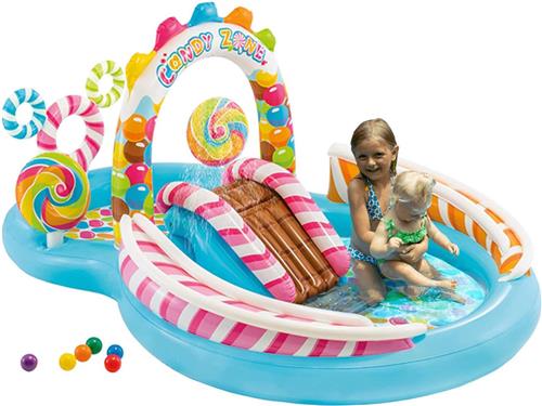 MKSS® Kinderzwembad met Glijbaan - Speelzwembad - Kinder Opblaas Zwembad