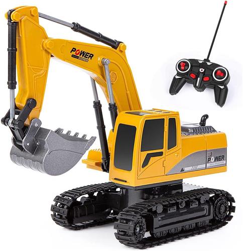 MKSS® Graafmachine Speelgoed - Buitenspeelgoed Elektrisch - Zandbak - Geel