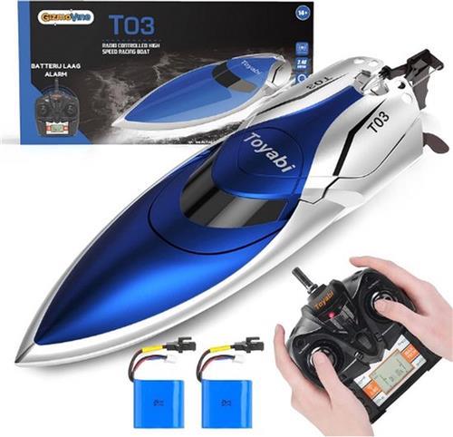 RC Boot Radiografisch  Voor Volwassenen  High Speed Race  Bestuurbare Boot  Speedboot  150M Afstand  Afstandsbediening  Luxe Design