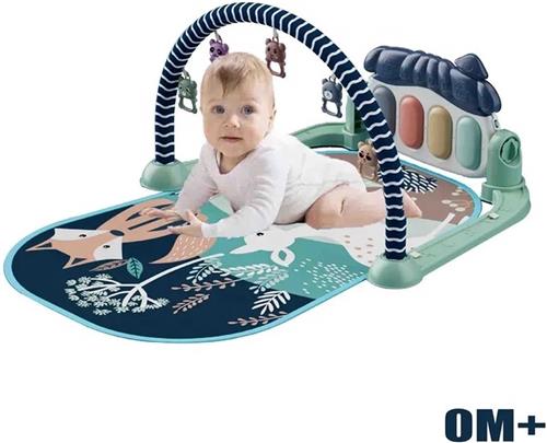 OodBlue Interactieve Muzikale Babymat  Stimuleert Motorische Vaardigheden, Hand-Oogcoördinatie en Gehoorontwikkeling  Perfect Speelkleed voor Baby's en Peuters