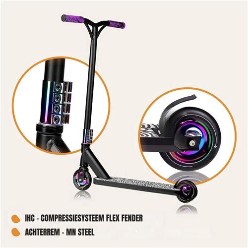 Thuys  Stuntstep Jongen  Volwassenen  Voor Jongesn En Meisjes  67cm x 11cm x 84cm  Zwart