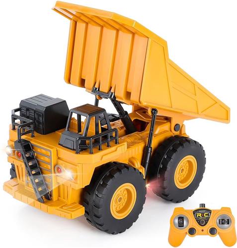 MKSS® graafmachine Speelgoed Elektrisch - Buitenspeelgoed - Zandbak - Geel