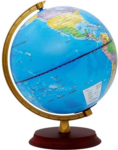 Wereldbol met Verlichting - Led Lamp Kinderen - Bureaulamp