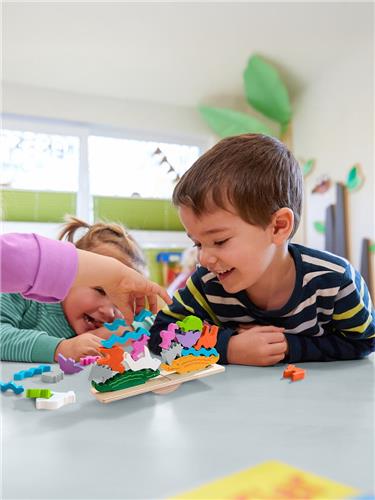 HABA Animal Upon Animal Deluxe, Bordspel, Training van de fijne motoriek (vaardigheid), 6 jaar, 10 min