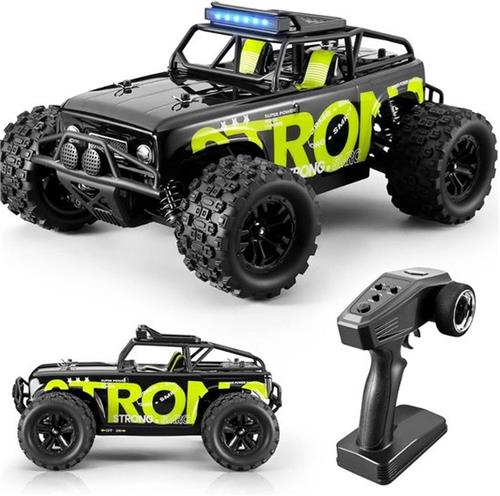 RC Auto  Voor Volwassenen  Op Afstands Bestuurbare Auto voor Buiten  Offroad  Vierwielaandrijving  Krachtige Accu Zwart/Geel