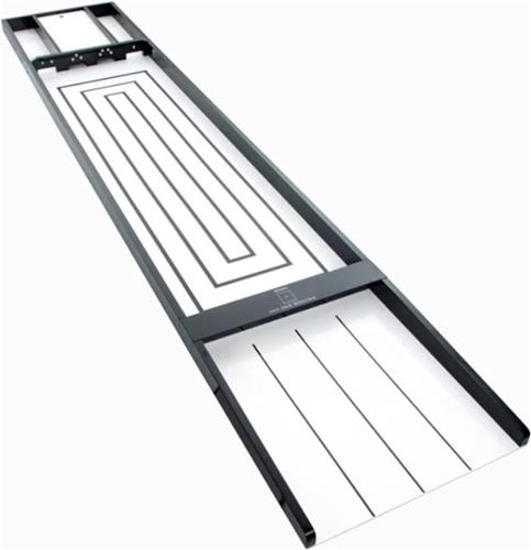 DailySupplies® Sjoelbak voor Volwassenen en Kinderen - Sjoelbakken - Hout - 200 cm - Zwart met Wit