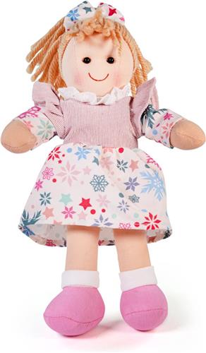 Bigjigs babypop stoffen lappen pop Shannon 25cm