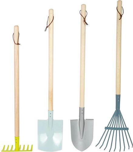 MKSS® Kinder Tuinset - Strandspeelgoed - Strandschep - Kinder Tuingereedschap - Hout