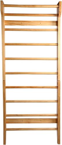 Thuys  Klimrek Binnen  Pikler  Wandklimrek  Turnrek  195 x 80 x 14cm  Bruin