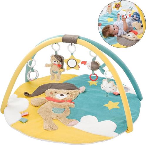 DailySupplies® Baby Speelkleed Met Boog - Babyspeelgoed 0 Jaar - Kinderspeelgoed 1 Jaar - Speelmat - Babygym met Ligkussen