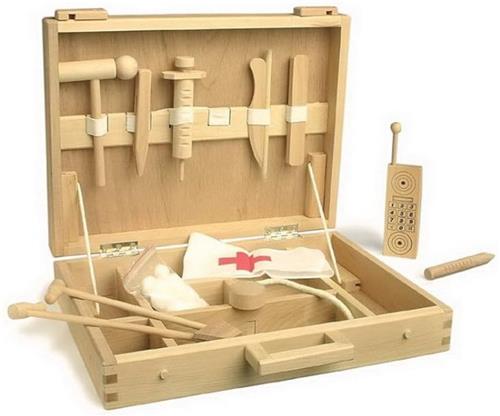MKSS® Dokterset Speelgoed - Dierenarts Speelgoed - Dokterset met Doktersjas Kind - Kinderspeelgoed voor Jongens en Meisjes - Vanaf 2 Jaar geschikt voor 3, 4, 5 en Ouder - Hout