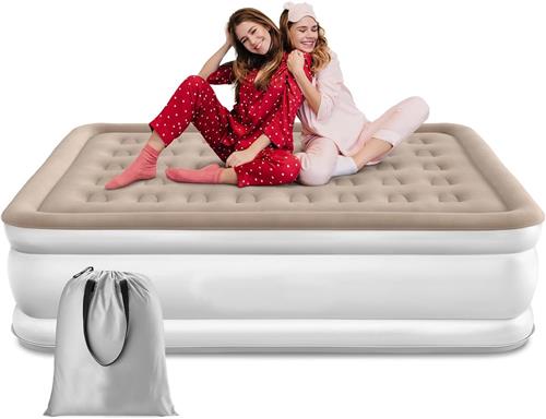 MKSS® Luchtbed met Ingebouwde Pomp - Air Mattress - Inclusief Opbergtas