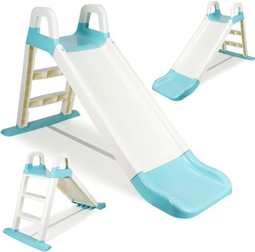 CLGP® Glijbaan Peuter - Vrijstand met Trap - Buiten - Crème-turquoise