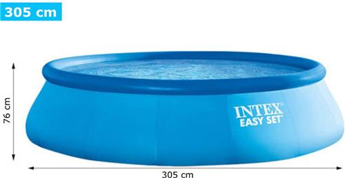 Intex® Zwembad 305cm - Opblaasbaar Bad - Opblaasbaar Zwembad - Rond