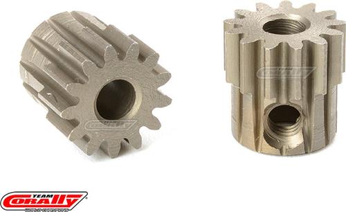 Team Corally - M0.6 Motortandwiel - Kort - Gehard staal - 13 Tanden - Motoras dia. 3.17mm