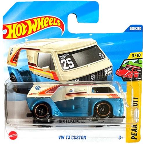 HOT WHEELS VW T3 CUSTOM 25 BLUE WHITE 200/250 HW PEAK PURSUIT 3/10 SHORT CART 2025