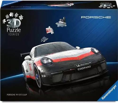 Ravensburger Iconics: Porsche 911 GT3 Cup - 3D Puzzel