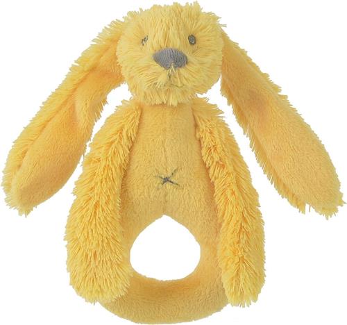 Happy Horse Konijn Richie Rammelaar - Geel - Baby cadeau