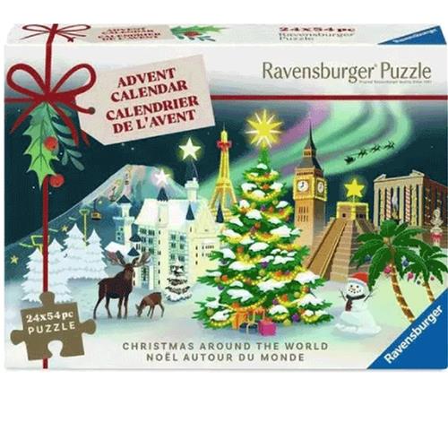 Christmas Around the World Advent Calendar 24x54 stuks