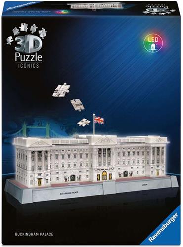 Ravensburger Iconics: Buckingham Palace - with light - 3D Puzzel